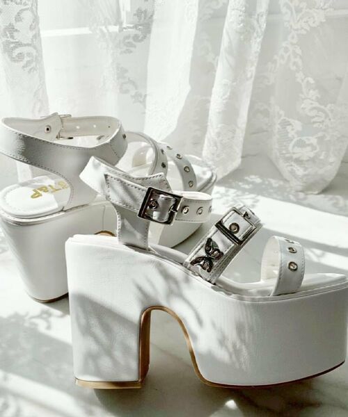 ESPERANZA / エスペランサ サンダル | 厚底バタフライ付ベルトサンダル | 詳細20