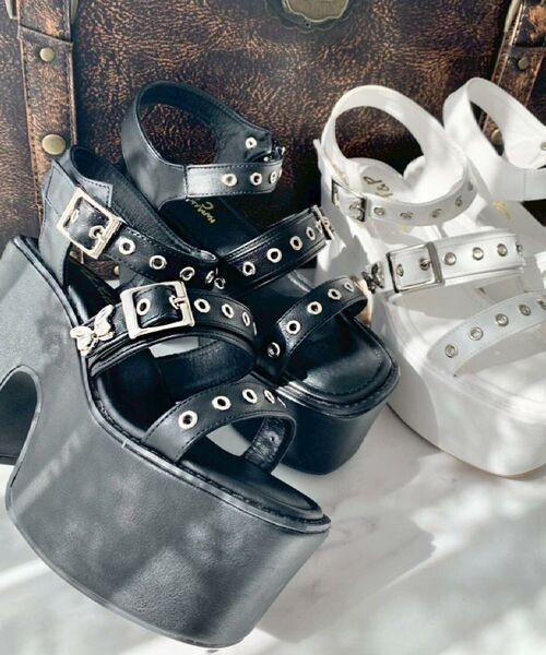 ESPERANZA / エスペランサ サンダル | 厚底バタフライ付ベルトサンダル | 詳細21