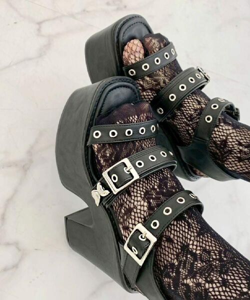 ESPERANZA / エスペランサ サンダル | 厚底バタフライ付ベルトサンダル | 詳細27