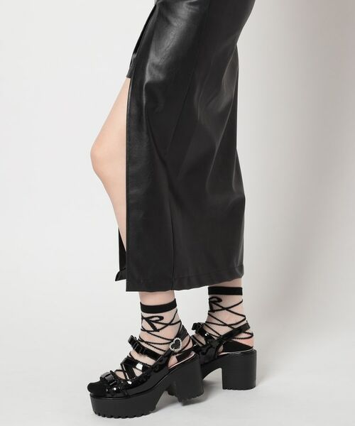 ESPERANZA / エスペランサ サンダル | 厚底レース付きリボンベルトサンダル | 詳細29