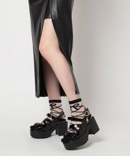 ESPERANZA / エスペランサ サンダル | 厚底レース付きリボンベルトサンダル | 詳細30