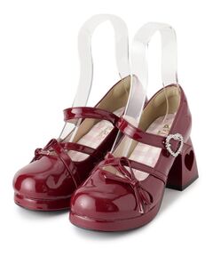 ESPERANZA / エスペランサ パンプス | 厚底ハートヒールストラップパンプス