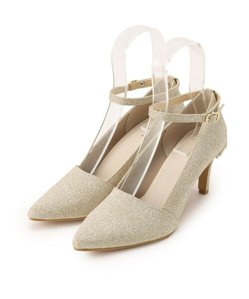 ESPERANZA/エスペランサ ヒールキャップパンプス ゴールド(008) 30(23.0cm) ESPERANZA/エスペランサ ヒールキャップパンプス ゴールド(008) 30(23.0cm)