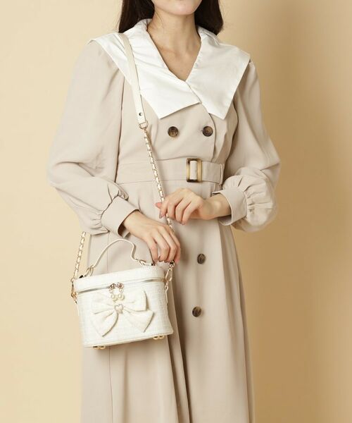 ESPERANZA / エスペランサ ショルダーバッグ | リボン付きバニティショルダーバッグ | 詳細15