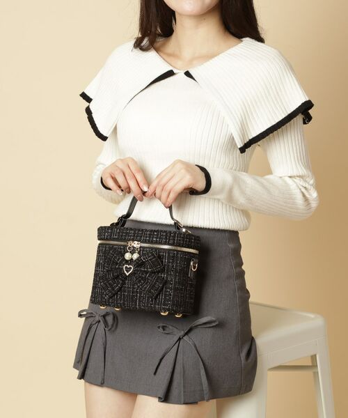 ESPERANZA / エスペランサ ショルダーバッグ | リボン付きバニティショルダーバッグ | 詳細20