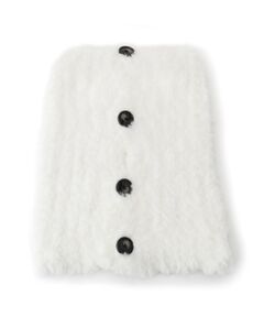 ESPERANZA / エスペランサ マフラー・ショール・スヌード・ストール | ボタン付シャギー2WAYスヌード