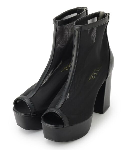 ESPERANZA / エスペランサ ブーツ（ショート丈） | 厚底チュールショートブーツ | 詳細1