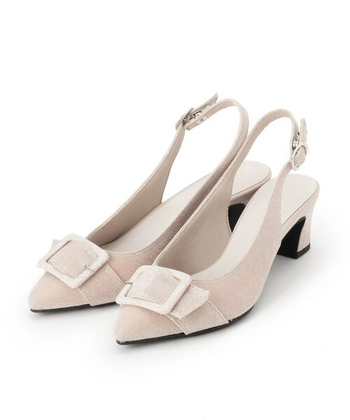 ESPERANZA/エスペランサ バックストラップバックルヒールパンプス ピンク(372) M(23.0cm-23.5cm) ESPERANZA/エスペランサ バックストラップバックルヒールパンプス ピンク(372) M(23.0cm-23.5cm)