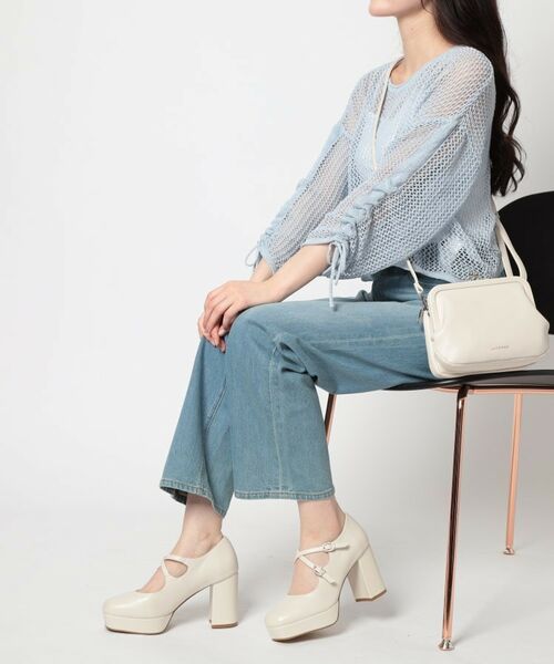 ESPERANZA / エスペランサ パンプス | クロスダブルバックル厚底パンプス 結婚式二次会 パーティー 25SS | 詳細10