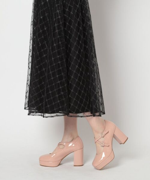 ESPERANZA / エスペランサ パンプス | クロスダブルバックル厚底パンプス 結婚式二次会 パーティー 25SS | 詳細11