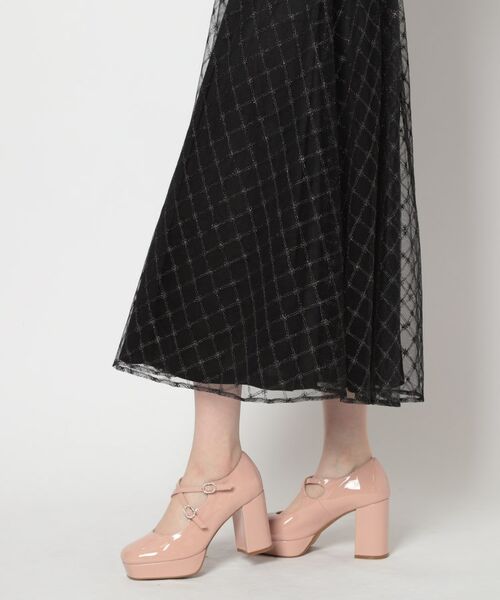 ESPERANZA / エスペランサ パンプス | クロスダブルバックル厚底パンプス 結婚式二次会 パーティー 25SS | 詳細12