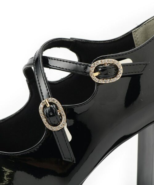 ESPERANZA / エスペランサ パンプス | クロスダブルバックル厚底パンプス 結婚式二次会 パーティー 25SS | 詳細7