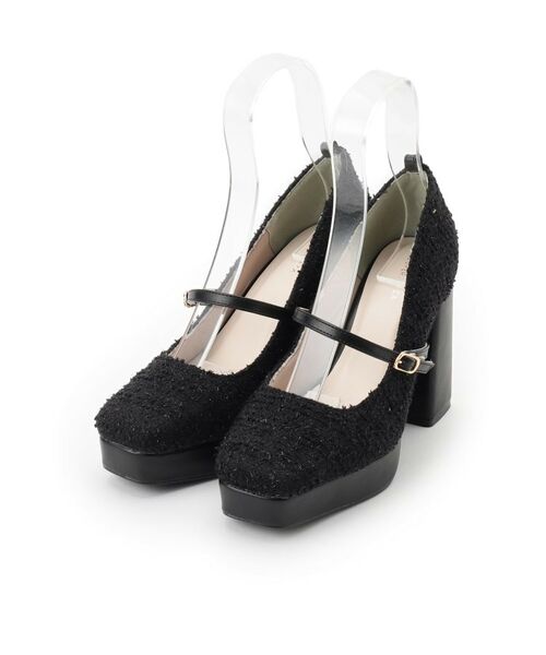 ESPERANZA / エスペランサ パンプス | スクエアトゥダブルストラップ厚底パンプス 結婚式二次会 パーティー 25SS | 詳細10