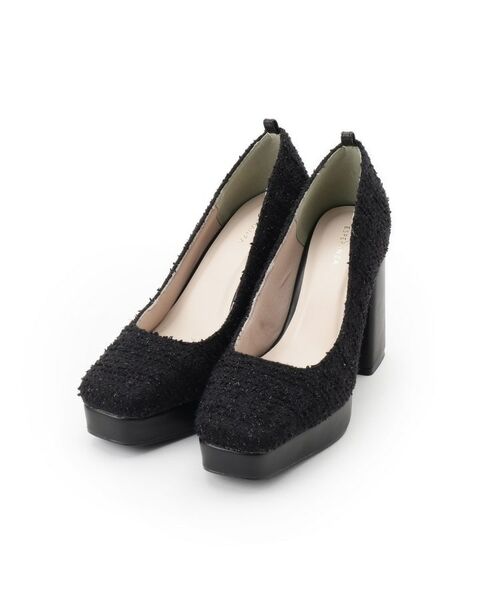 ESPERANZA / エスペランサ パンプス | スクエアトゥダブルストラップ厚底パンプス 結婚式二次会 パーティー 25SS | 詳細11