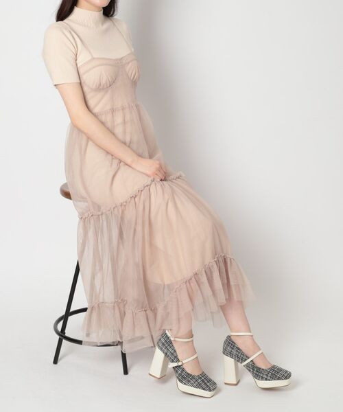 ESPERANZA / エスペランサ パンプス | スクエアトゥダブルストラップ厚底パンプス 結婚式二次会 パーティー 25SS | 詳細17