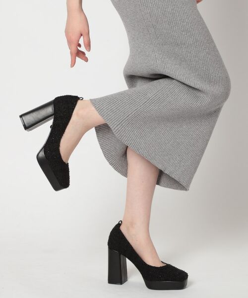 ESPERANZA / エスペランサ パンプス | スクエアトゥダブルストラップ厚底パンプス 結婚式二次会 パーティー 25SS | 詳細19