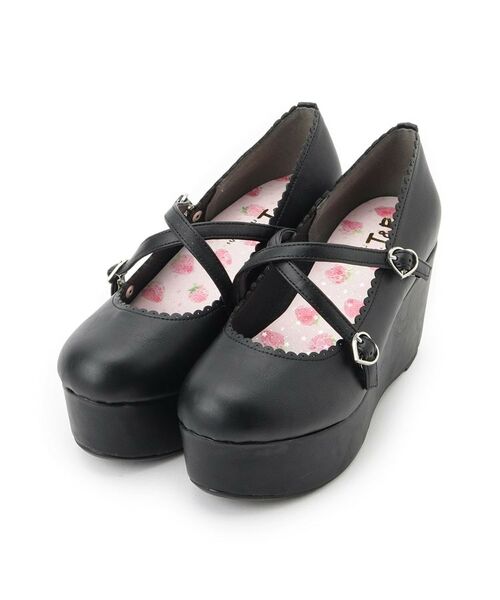ESPERANZA/エスペランサ 厚底ロリータパンプス ブラック(019) S(22.0cm-22.5cm) ESPERANZA/エスペランサ 厚底ロリータパンプス ブラック(019) S(22.0cm-22.5cm)