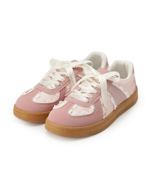 ESPERANZA / エスペランサ スニーカー | サテンリボンレース柄ガーリースニーカー | 詳細1