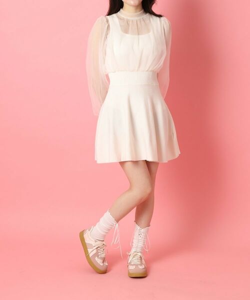 ESPERANZA / エスペランサ スニーカー | サテンリボンレース柄ガーリースニーカー | 詳細12