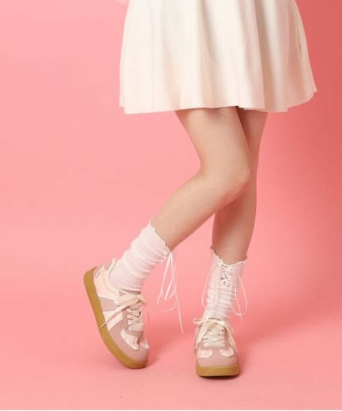 ESPERANZA / エスペランサ スニーカー | サテンリボンレース柄ガーリースニーカー | 詳細15