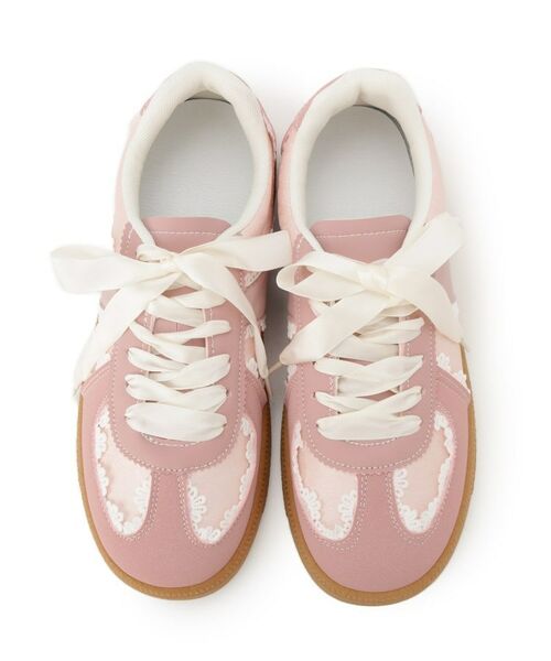 ESPERANZA / エスペランサ スニーカー | サテンリボンレース柄ガーリースニーカー | 詳細2