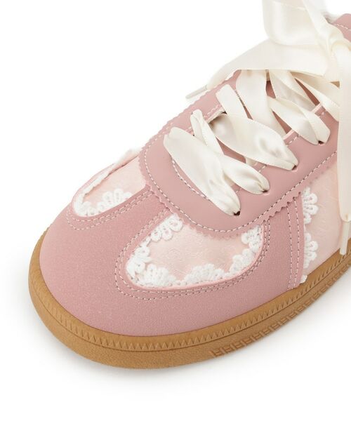 ESPERANZA / エスペランサ スニーカー | サテンリボンレース柄ガーリースニーカー | 詳細5