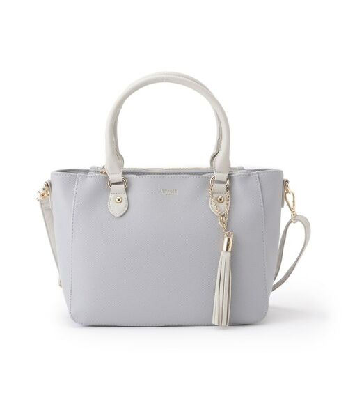 ESPERANZA/エスペランサ タッセル付き2WAYトートバッグ ブルー(092) FREE ESPERANZA/エスペランサ タッセル付き2WAYトートバッグ ブルー(092) FREE