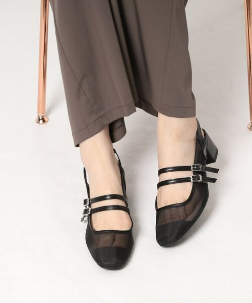 ESPERANZA / エスペランサ パンプス | ダブルベルトメッシュパンプス | 詳細14