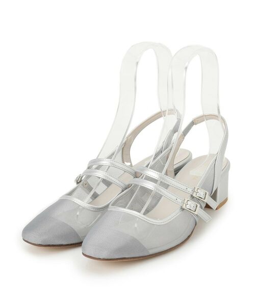 ESPERANZA/エスペランサ ダブルベルトメッシュパンプス ブロンズ(208) LL(24.5cm-25.0cm) ESPERANZA/エスペランサ ダブルベルトメッシュパンプス ブロンズ(208) LL(24.5cm-25.0cm)