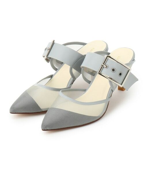 ESPERANZA/エスペランサ バックルベルトメッシュミュール グレー(912) M(23.0cm-23.5cm) ESPERANZA/エスペランサ バックルベルトメッシュミュール グレー(912) M(23.0cm-23.5cm)