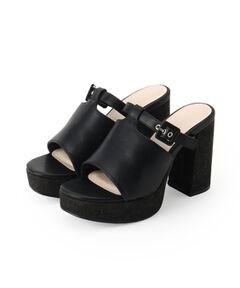 ESPERANZA / エスペランサ サンダル | ミニバックルコルクヒールミュール