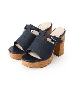 ESPERANZA / エスペランサ サンダル | ミニバックルコルクヒールミュール