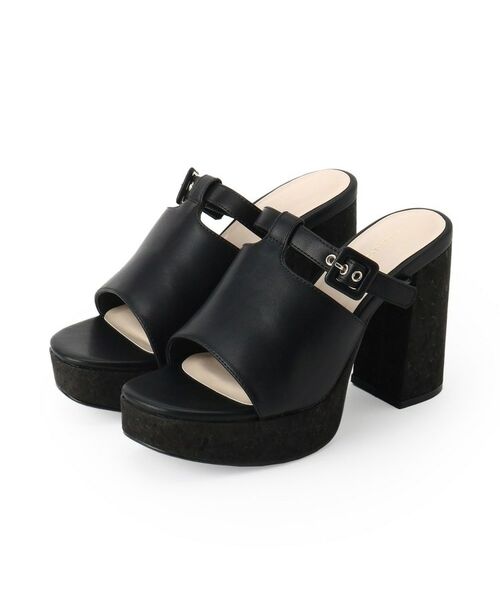 ESPERANZA / エスペランサ サンダル | ミニバックルコルクヒールミュール | 詳細1