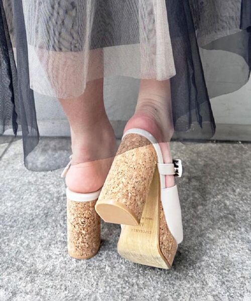 ESPERANZA / エスペランサ サンダル | ミニバックルコルクヒールミュール | 詳細22