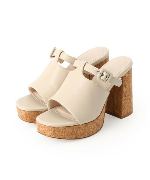 ESPERANZA/エスペランサ ミニバックルミュール ベージュ(052) M(23.0cm-23.5cm) ESPERANZA/エスペランサ ミニバックルミュール ベージュ(052) M(23.0cm-23.5cm)