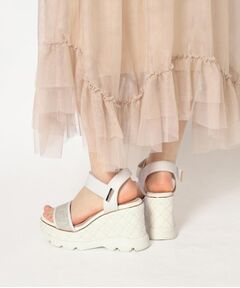 ESPERANZA / エスペランサ サンダル | キルティングウェッジソールスポサン