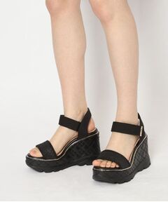 ESPERANZA / エスペランサ サンダル | キルティングウェッジソールスポサン