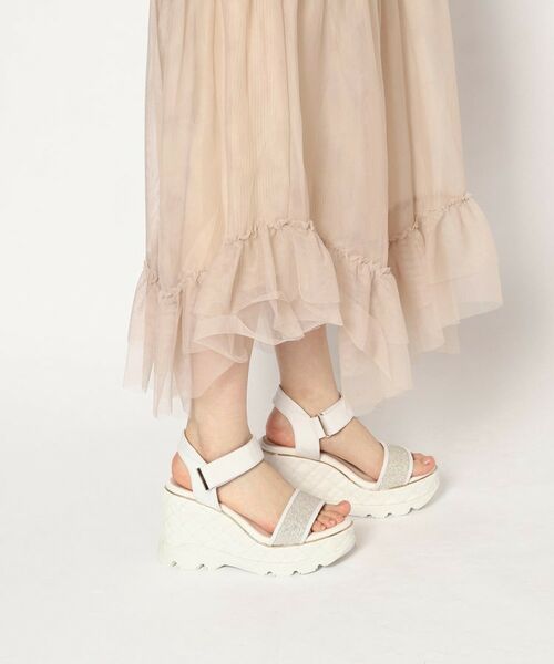 ESPERANZA / エスペランサ サンダル | キルティングウェッジソールスポサン | 詳細15