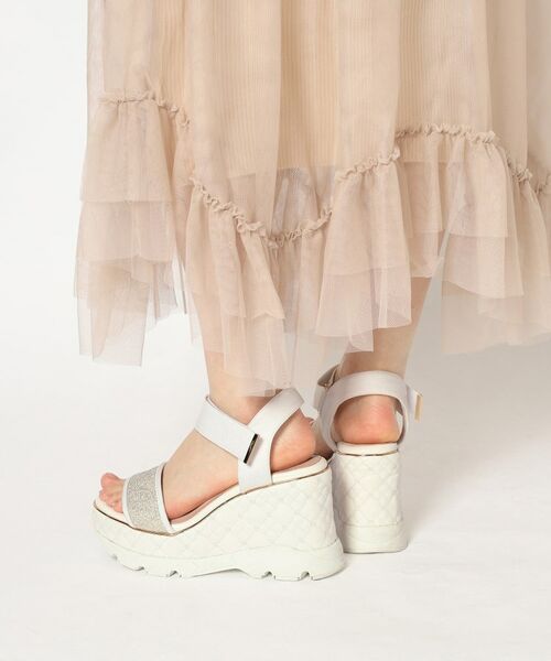 ESPERANZA / エスペランサ サンダル | キルティングウェッジソールスポサン | 詳細16
