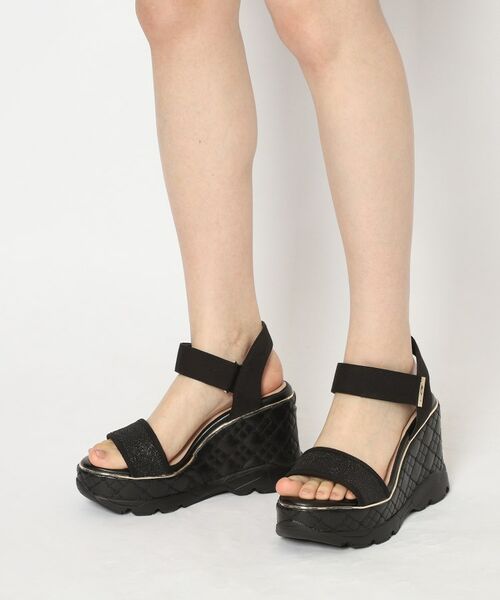 ESPERANZA / エスペランサ サンダル | キルティングウェッジソールスポサン | 詳細23