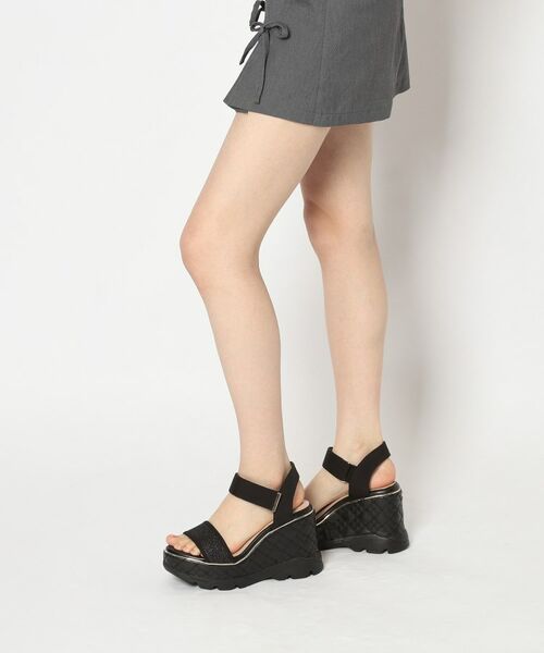 ESPERANZA / エスペランサ サンダル | キルティングウェッジソールスポサン | 詳細24