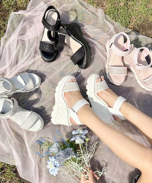 ESPERANZA / エスペランサ サンダル | キルティングウェッジソールスポサン | 詳細28