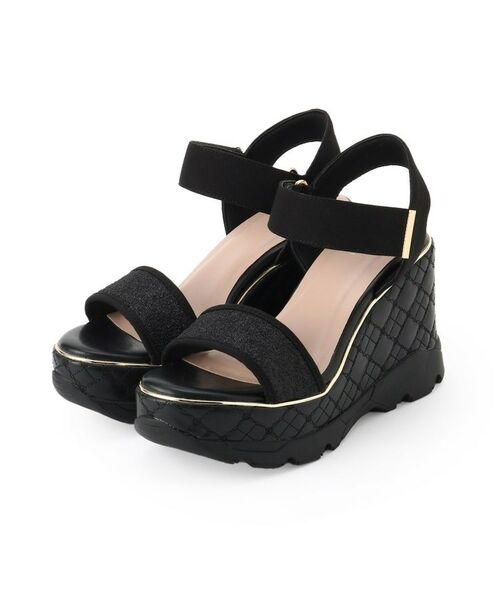 ESPERANZA / エスペランサ サンダル | キルティングウェッジソールスポサン | 詳細3