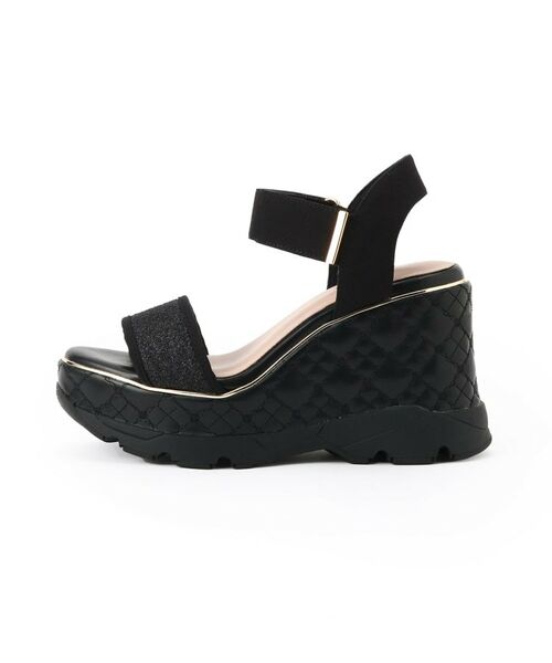 ESPERANZA / エスペランサ サンダル | キルティングウェッジソールスポサン | 詳細5