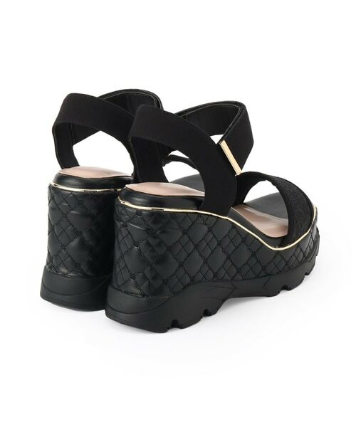 ESPERANZA / エスペランサ サンダル | キルティングウェッジソールスポサン | 詳細6
