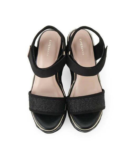 ESPERANZA / エスペランサ サンダル | キルティングウェッジソールスポサン | 詳細7