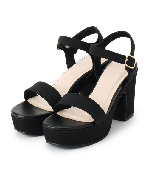 ESPERANZA/エスペランサ アンクルベルトサンダル ブラック(319) L(24.0cm-24.5cm) ESPERANZA/エスペランサ アンクルベルトサンダル ブラック(319) L(24.0cm-24.5cm)