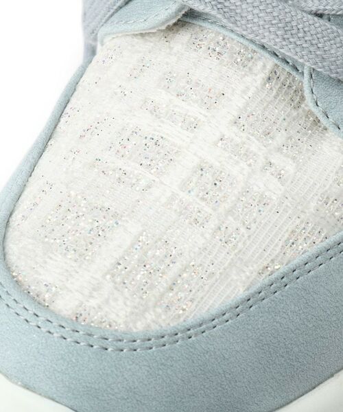 ESPERANZA / エスペランサ スニーカー | ツイード風フラワーベルト厚底スニーカー | 詳細13