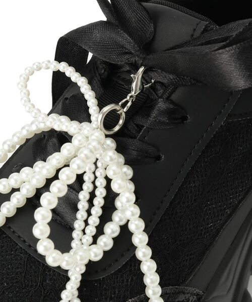 ESPERANZA / エスペランサ スニーカー | 厚底パール調付きレーススニーカー | 詳細7