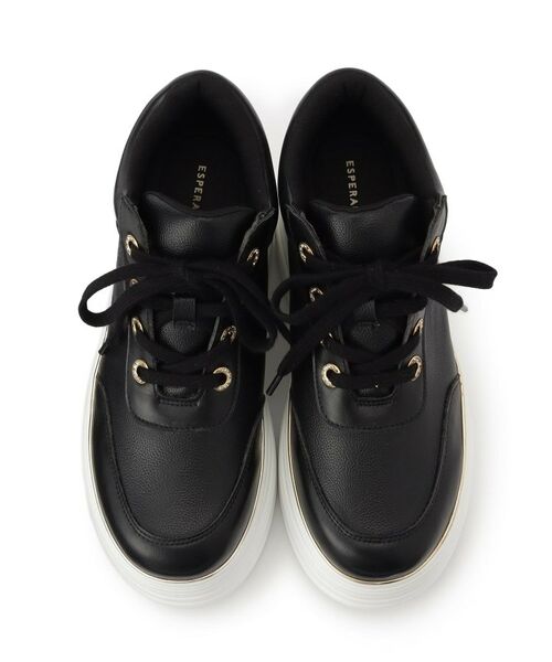 ESPERANZA / エスペランサ スニーカー | ゴールドライン厚底フラットスニーカー | 詳細3